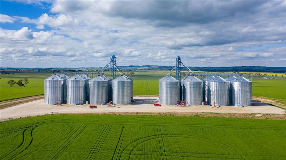 Large Scale Grouped Steel Silos